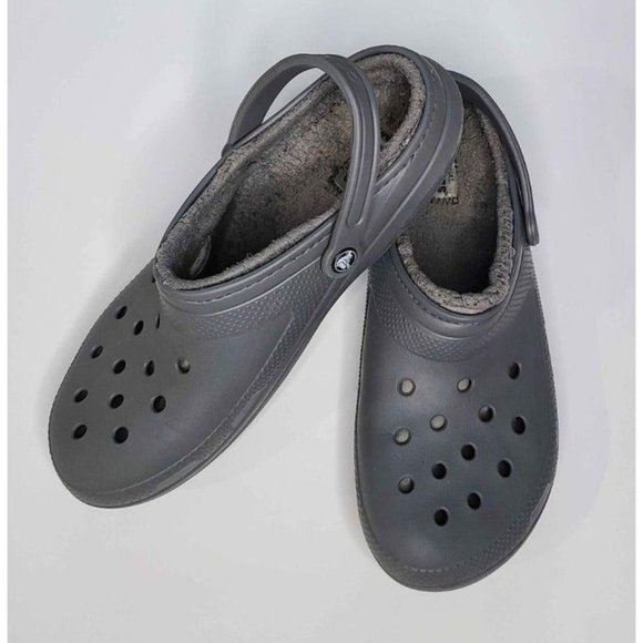 CROCS | Shoes | Gray Lined Crocs Mens 